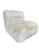 PEARL SLIPPER CHAIR FAB. YAKITI YAK SAND EARTHLINE FURNITURE