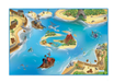 PLAY GRIP PIRATE RUG 75X112 RUGS ORIGINAL