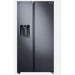 SAMSUNG 560L SBS WD NON-PLUMBED MATT BLACK FURNTECH