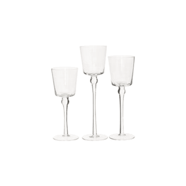 RAIN CANDLE HOLDER SET/3