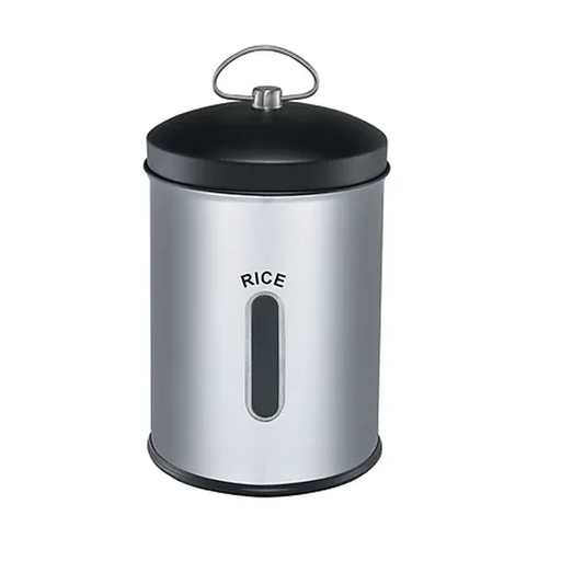 5.5L RICE CANISTER WITH BLACK LID MABRUK IMPORT & EXPORT