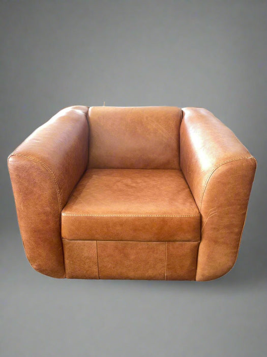 RYDER SWIVEL CHAIRS F/LEATHER EARTHLINE FURNITURE