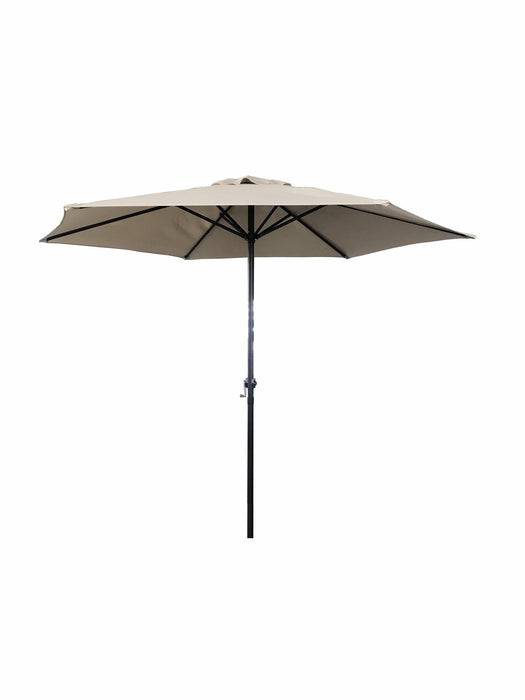 UMBRELLA PARASOL 2.7M (BEIGE) & BASE (SPF-PBASE13) SEAGULLS INDUSTRIES