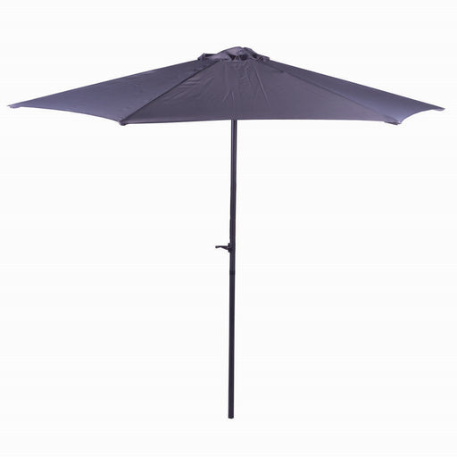 UMBRELLA PARASOL 2.7M (L GREY) & BASE (SPF-PBASE13 SEAGULLS INDUSTRIES