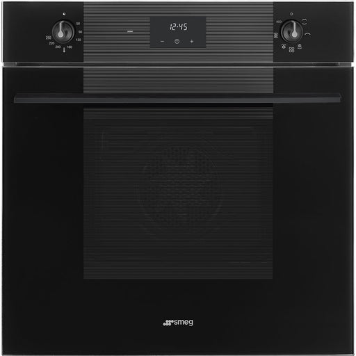 SMEG 60CM LINEA ELECTRIC OVEN BLACK GLASS SMEG