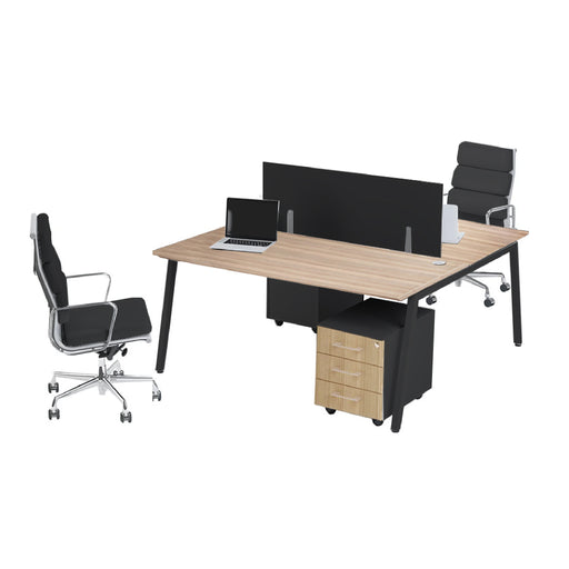 2-WAY FACE TO FACE CLUSTER A-FRAME (COIMBRA) DESK & CHAIR