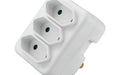 SWITCHED 3 WAY TOP LOADER EURO ADAPTOR WHITE ROBIATI DISTRIBUTION C