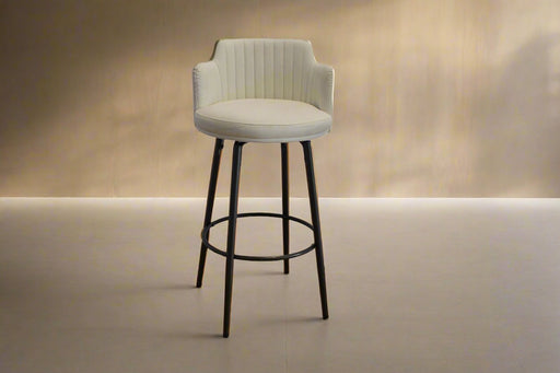 SWIVEL BAR CHAIR WHITE  