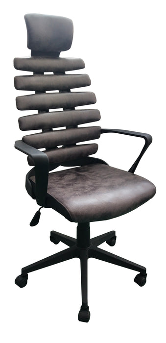 SPIRAL HIGHBACK CHAIR - CHARCOAL BLACK/ 120KG CDENS