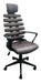 SPIRAL HIGHBACK CHAIR - CHARCOAL BLACK/ 120KG CDENS