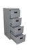 STEEL 4-DRAWER FILING CABINET (GREY) CDENS