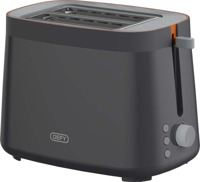 DEFY 2 SLICE TOASTER BLACK PLASTIC TA4220G DEFY