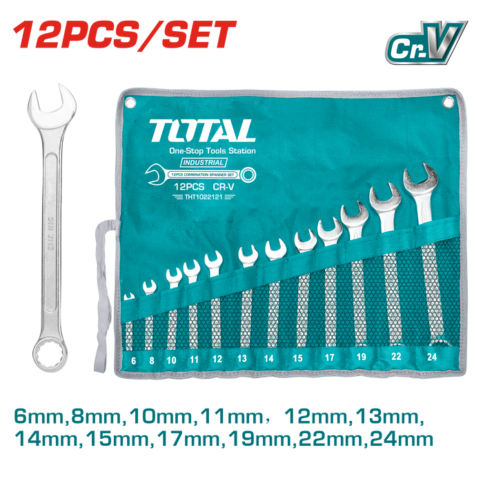 TOTAL TOOLS 12PCE COMBINATION SPANNER SET TOTAL TOOLS NAMIBIA