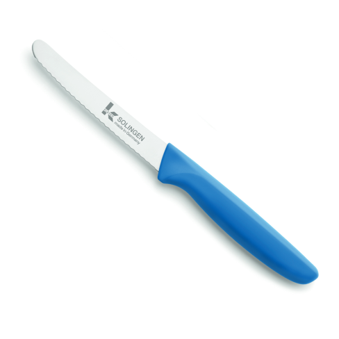 KLEVER SMARTLINE UTILITY KNIFE 11CM - MED BLUE STAINLESS STEEL SOLUTI