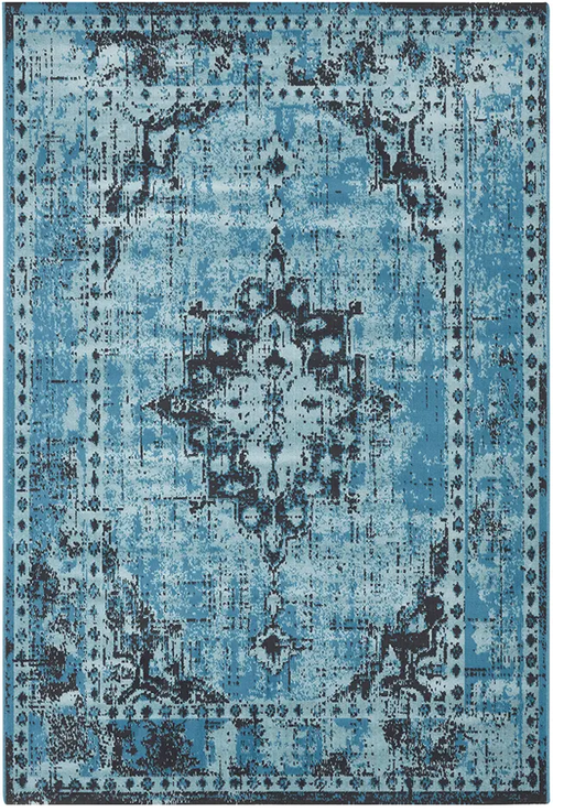 VINTAGE RUG 160X230 BLUE-GREEN MIX INSPIRED RUGS ORIGINAL