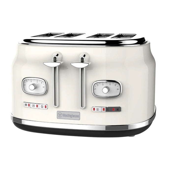 WESTINGHOUSE 4 SLICE TOASTER WHITE CIC - SUPRA SALES