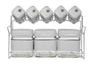 8PCS GREY SPICE SETS CANISTERS - SILVER LINING MABRUK IMPORT & EXPORT