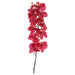 RED ORCHID SPRAY 33CM TRANS NATAL CUT GLASS