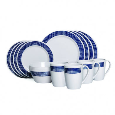 DINNER SET MELAMINE 16PCE CYMOT