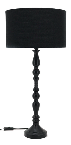 BLACK CANDELABRAS NOLDEN BROTHERS WOODEN