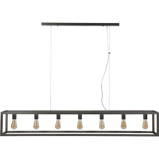 HANGING LAMP 7L RECTANGLE