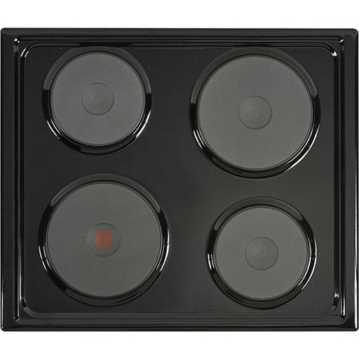 DEFY 600 4PLATE NCP SOLID HOB BLACK