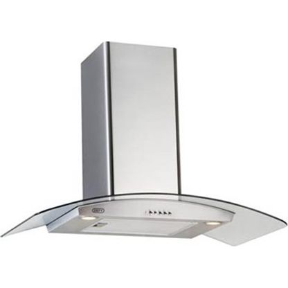 DEFY 900 ISLAND PREM CURVED GLASS COOKERHOOD