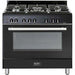 ELBA 5 Burner GAS ELECTRIC STOVE BLACK