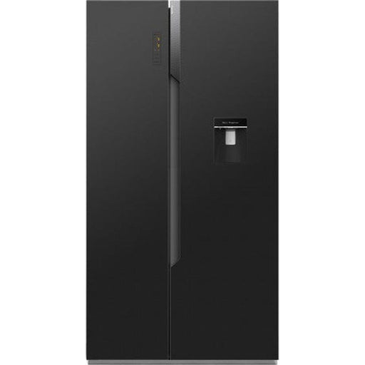 HISENSE 514LTR Side by side fridge freezer black colour