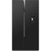 HISENSE 514LTR Side by side fridge freezer black colour