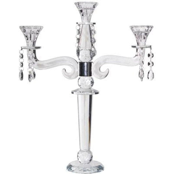 ZHANG CRYSTAL CANDELABRA 3ARM