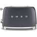 SMEG 2SLICE TOASTER S\GREY RETRO