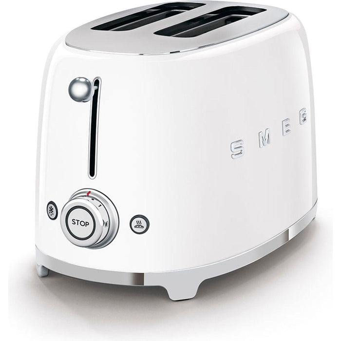 SMEG RETRO 2SLICE TOASTER WHITE