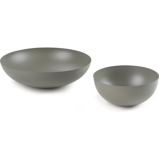 SHAR SET 2 BOWLS METAL